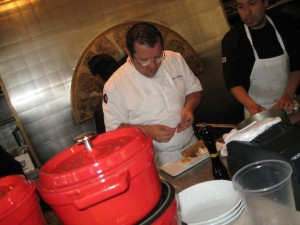 Chef Florent Marneau prepares Bouillabaisse for Bastille Day in Costa Mesa, CA