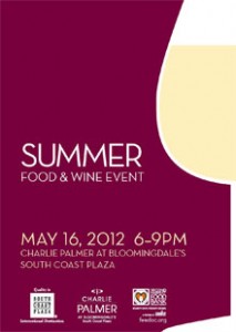 Summer Food & Wine Event at South Coast Plaza