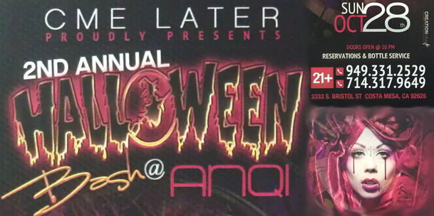 AnQi Halloween Bash