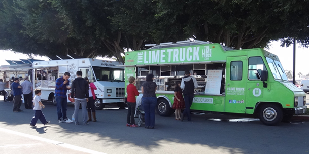 Crowds at the Lime Truck