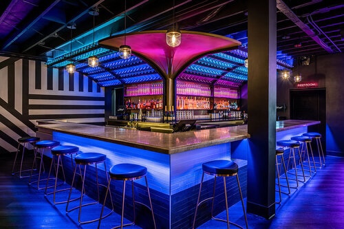 Bar of Strut Bar & Club in Costa Mesa, photo provided by Strut Bar & Club - LGBTQ+ feature