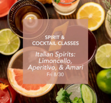 Italian Spirits: Limoncello, Aperitivo, & Amari