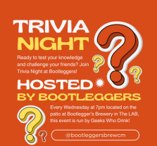 Trivia Night at Bootlegger\'s Brewery