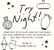 12/20 Try Night! at Costa Mesa Ceramics