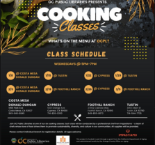 Cooking Classes at OC Public Library