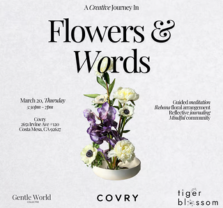 Ikebana & Journaling Experience: A Creative Journey in Flowers & Words at COVRY