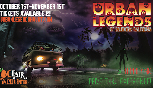 Urban Legends Haunt Drive-Thru, Wednesdays - Sundays