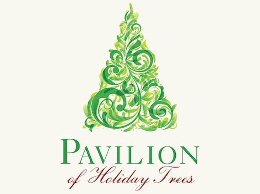 Pavilion of Holiday Trees at South Coast Plaza
