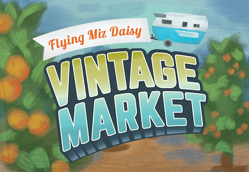 Flying Miz Daisy Outdoor Vintage Market - December