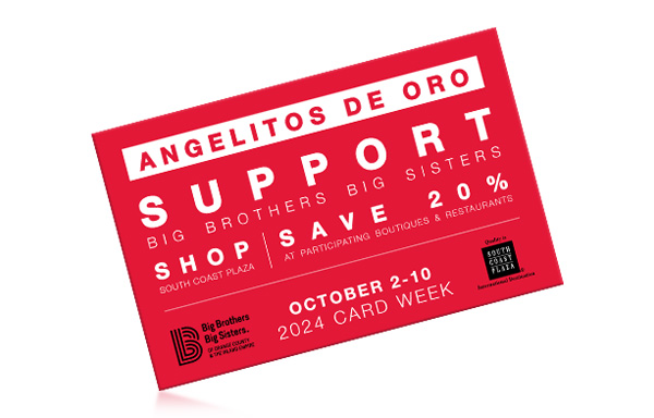 Support Angelitos de Oro at South Coast Plaza