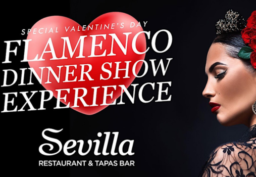 Valentine's Weekend Flamenco Dinner Show Experience at Cafe Sevilla